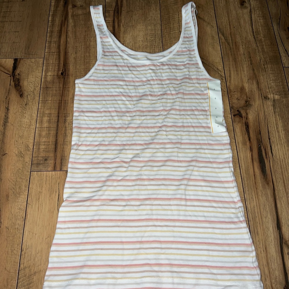 striped tank top